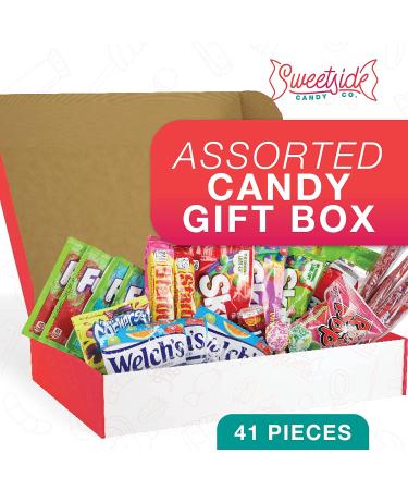 Candy & Snack Box Variety Pack - Birthday & Movie Night Care Package - 41 pcs - Gifts for Adults, Kids, Women, Men - Buy Online on GoSupps.com