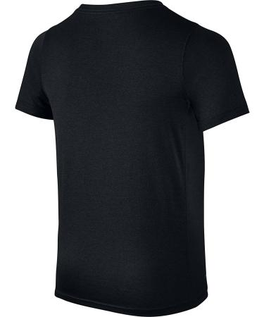 NIKE Boys' Dry Short Sleeve Swoosh Tee - Large, Black/White - Buy Online on GoSupps.com