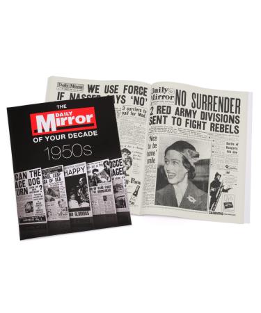 Signature gifts - Newspaper Headlines of Your Decade - Biggest News Stories From Your Era - Nostalgia Keepsake Gift (1950s)