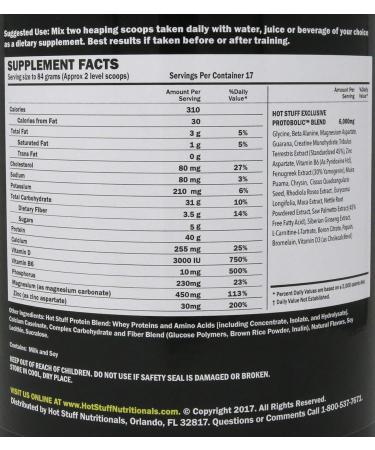 Buy Hot Stuff Testosterone Potentiator - Banana Flavor 3.14 lbs | Boost Energy & Performance | Fast International Shipping - Buy Online on GoSupps.com