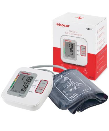 VISOCOR 25060 OM60 Blood pressure meter upper arm with universal ironing cuff (22-40 cm) for fully automatic measurement of blood pressure and pulse