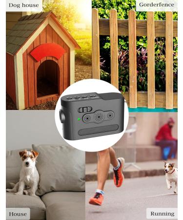 Aoegle Anti Barking Device 2023 - Ultrasonic Deterrent with 3 Levels - Rechargeable & Portable - Safe for Humans & Dogs - 33FT Range - Buy Online on GoSupps.com