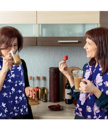 5 Pack Adult Bib Dining Scarf - Washable & Reusable Clothing Protectors for Women - Buy Online on GoSupps.com