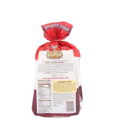 Canyon Bakehouse Ancient Grain Bread 15 Oz - Gluten-Free & Delicious - Buy Online on GoSupps.com