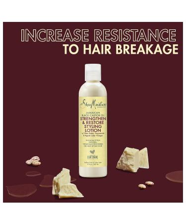 SheaMoisture Jamaican Black Castor Oil Styling Lotion - 8 oz | Silicone-Free Treatment for Damaged Natural Hair - Buy Online on GoSupps.com