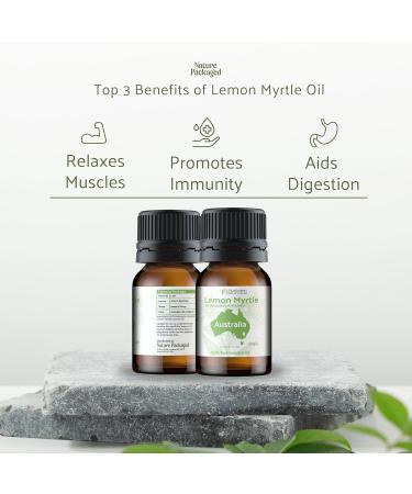 Lemon Myrtle Essential Oil - Pure Therapeutic Grade - Invigorating Citrus Aroma - 5ml - International Shipping Available - Buy Online on GoSupps.com