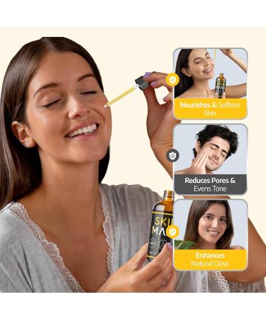 Organic Blackseed Oil Rosehip Oil & Castor Oil for Dry Skin | Lalena Face & Body Oil - Cold Pressed Natural Oils - Buy Online on GoSupps.com
