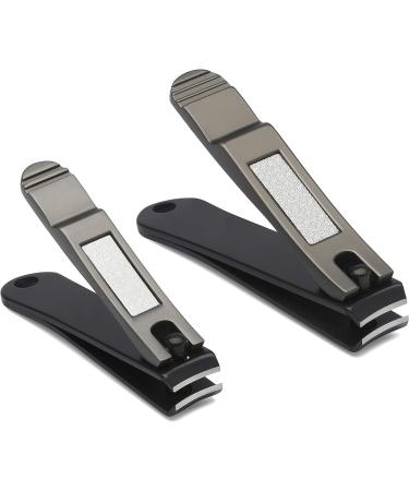 KLIPP Nail Clippers Set for Men and Women - Zinc Alloy Trimmers with Built-in Files for Fingernail Care - Non-Slip Levers for Precision - Travel Nail Care Kit - Buy Online on GoSupps.com