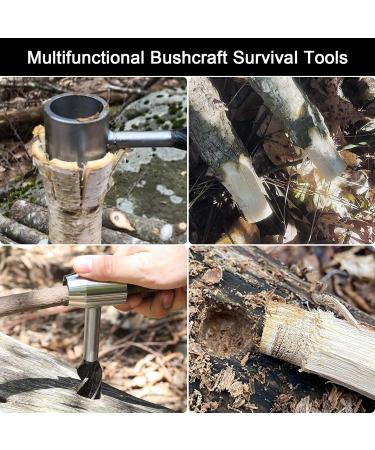 Bushcraft Hand Auger Wrench | Survival Tool for Outdoor Camping | Wood Drill Bit Set for Backpackers - Buy Online on GoSupps.com