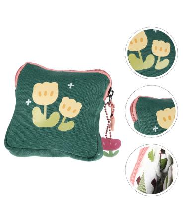 COHEALI Women Sanitary Zipper Storage Bag | Large Capacity Tampon & Pad Organizer | Travel Coin Case - Buy Online on GoSupps.com