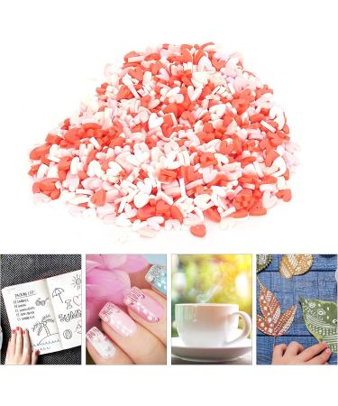 Heart Shaped Clay Slices Lightweight Colorful Heart Shaped Clay Slice for Cut Books for Cup Decorations for Nail Art for Mobile Phone Cases - Buy Online on GoSupps.com