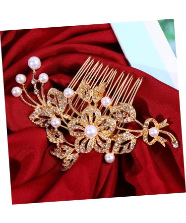DOITOOL Rhinestone Hair Accessories Crystal Headpiece Bridal Headpiece Rhinestone Hair Clip Womens Barrettes for Hair Womens Hair Clips Hair Jewels for Women Tiara The Flowers Bride Comb - Buy Online on GoSupps.com