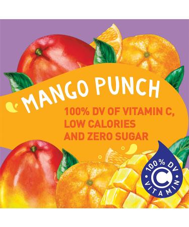 Tampico Singles To Go Drink Mix Packets Mango Punch Zero Sugar Low Calorie 100 DV of Vitamin C per Serving Convenient On-The-Go Water Enhancers 6 Count 6 Count (Pack of 1) - Buy Online on GoSupps.com