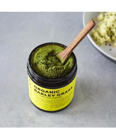 Erbology Organic Barley Grass Powder 90g - 45 Servings - Body Cleansing and Gut Health Support - Rich in Chlorophyll Iron and Magnesium - Sustainably Sourced in Europe - Vegan - GMO-Free - Buy Online on GoSupps.com