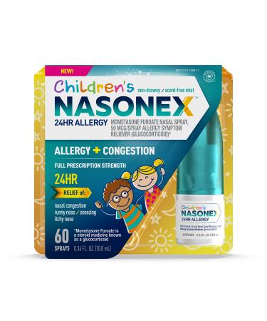 Nasonex 24Hr Children's Allergy Nasal Spray - 60 Spray