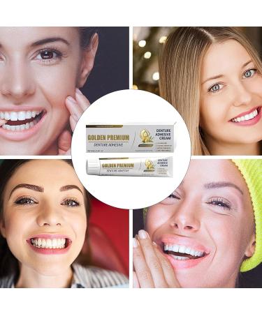 Jingmiger Denture adhesive gum lightening cream 68 g dental adhesive for women and men safety for daily use travel dental appliances - Buy Online on GoSupps.com