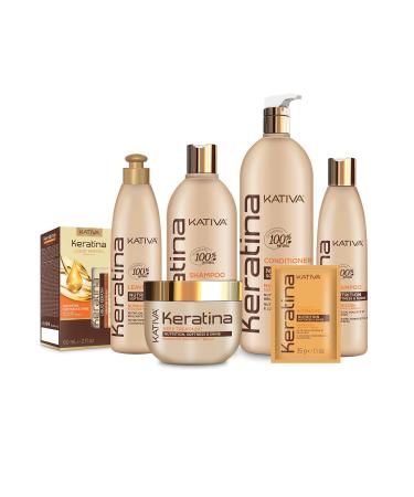 Kativa Keratina Liquid Keratin Hair Oil 60ml | Nourishing Keratin Treatment for Smooth Shiny Hair - Shop Internationally - Buy Online on GoSupps.com