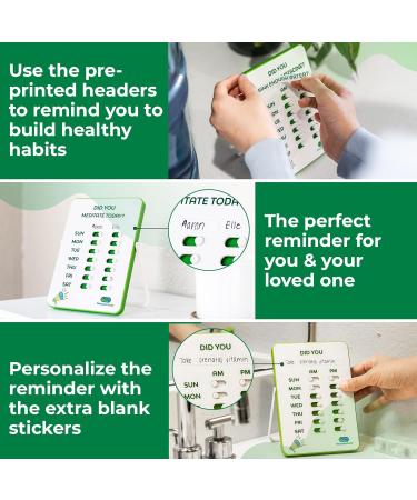Medication Tracker & Pill Reminder | 7-Day Visual Alarm for Elderly | Take & Slide No Double-Dosing | International Shipping Available - Buy Online on GoSupps.com