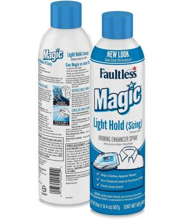 Magic Sizing Spray Light Body 20 oz Cans - Pack of 6 | Premium Fabric Starch for Crisp Clothes - Buy Online on GoSupps.com
