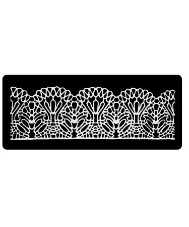 1 x Simply Heaven Edible Ready Made Cake Lace 47 Colours mat 85 (Honey Gold)