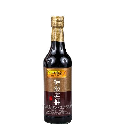 Lee Kum Kee Premium Dark Soy Sauce 16.9oz Bottle - Authentic Asian Flavor - Buy Online on GoSupps.com
