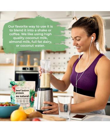 Santa Cruz Paleo Beef Isolate Protein Powder - Gluten Free Keto Sugar Free 20g Protein Collagen Rich Grass Fed - Low Calorie & Clean Ingredients (0.92 Lbs - Buy Online on GoSupps.com