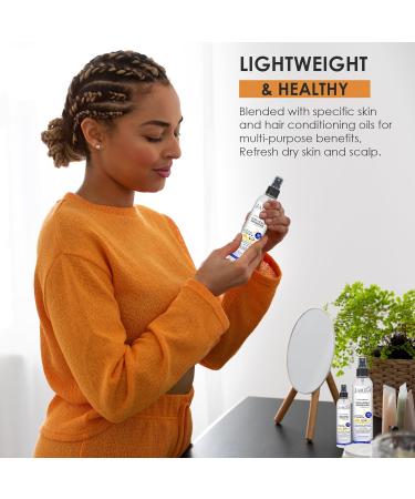 Cool Scalp Refresher Spray | Clean Braids Scalp & Body | Reduce Frizz Add Shine & Softness - 8oz - Buy Online on GoSupps.com