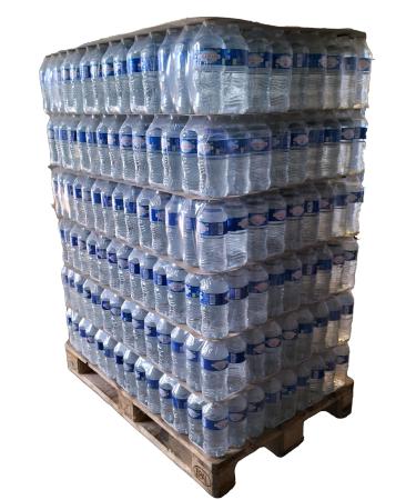 Palette eau Cristalline 126 * 6 bouteilles-1L Cristaline - IDEAL Chantiers BTP Sans Saveur 1 l (Lot de 756)