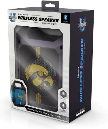 SOAR NCAA Iowa Hawkeyes XL LED Wireless Bluetooth Speaker - Buy Online on GoSupps.com