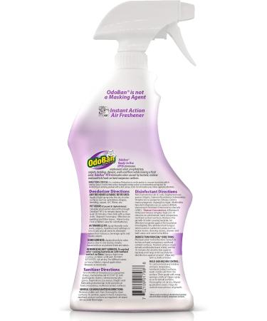 OdoBan Disinfectant & Odor Eliminator Set - 2x32oz Spray & 1 Gallon Concentrate Lavender Scent - International Shipping Available - Buy Online on GoSupps.com
