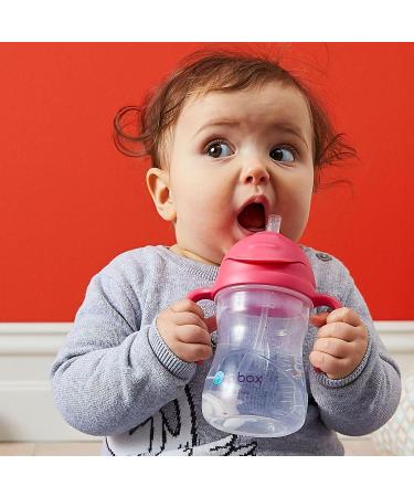 b.box Sippy Cup 8oz - Pistachio Green | Baby Straw Cup with Weighted Straw, Easy-Grip Handles | 6m - Buy Online on GoSupps.com