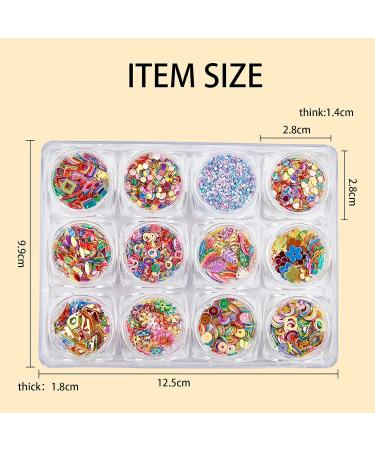 NICENEEDED 12 Boxes Nail Art Sequins Butterfly Flower Love Nail Sequins Design Laser Nail Art Flakes 3D Colorful Glitter Sticker Shining Spangle Nail Decoration for DIY Accessories Crafts Acrylic - Buy Online on GoSupps.com