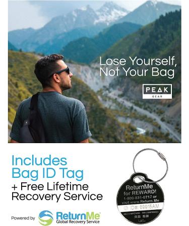 Peak Gear Sling Compact Crossbody Backpack - Black - Buy Online on GoSupps.com