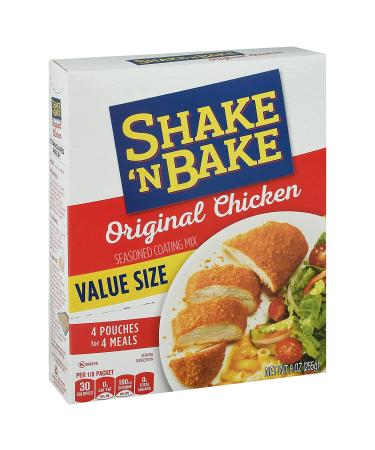 Shake 'N Bake Original Chicken Seasoned Coating Mix - 9 oz Box - Buy Online on GoSupps.com