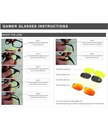 ARCS Blue Light Blocking Gaming Glasses | Video Gaming Accessories for Men, Women & Kids - Buy Online on GoSupps.com