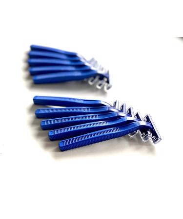 Premium Disposable Razor Blades - 200 Pack Stainless Steel Twin Blade Shavers for Men & Women | Aloe Vera Lubrication - International Shipping Available - Buy Online on GoSupps.com