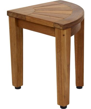 AquaTeak 12 Kai Teak Corner Foot Rest - OptiAREA Design for Shaving & Washing - Buy Online on GoSupps.com