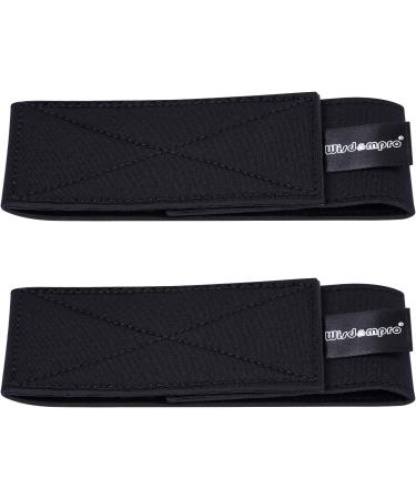 Buy WisdomPro Elastic Belt Band - 1 Pair 5cm x 33cm Adjustable Velcro Straps for Fishing Cycling & More | International Shipping - Buy Online on GoSupps.com