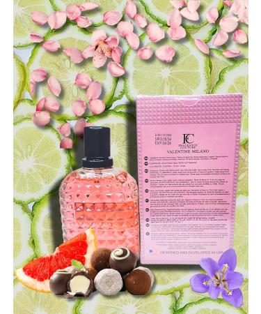 Valentine Milano Eau de Parfum Amber Floral fragrance for women3.4 Fl.oz - Buy Online on GoSupps.com