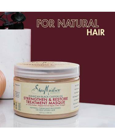 SheaMoisture Jamaican Black Castor Oil Treatment Masque - 11.5oz - Buy Online on GoSupps.com