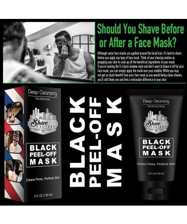 The Shave Factory Blackhead Remover Face Mask - 150g | Effective Skincare for Clear Skin - Buy Online on GoSupps.com