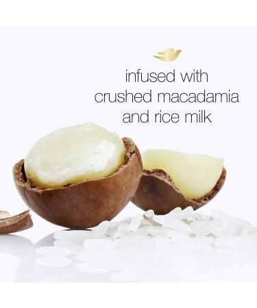 Dove Exfoliating Body Polish Scrub Macadamia & Rice Milk 10.5 oz - Set of 4 | Smoother, Nourished Skin - Buy Online on GoSupps.com