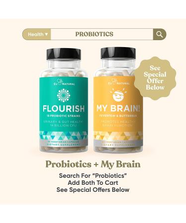 Eu Natural My Brain Headache Relief Vitamins - 60 Capsules for Natural Pain Support - Buy Online on GoSupps.com