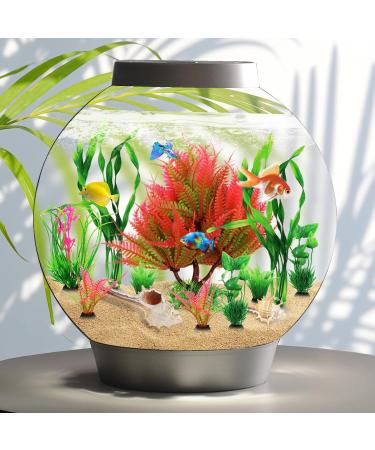Ouzo 12-Piece Aquarium Accessories | Plastic Plants & Natural Decoration for Stunning Aquariums - Buy Online on GoSupps.com