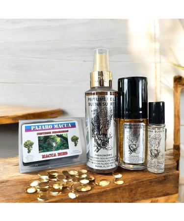 Macaw Bird/Pajaro Macua 4 pc Gift Set: 2 Good Luck Perfumes de la Buena Suerte (1 fl oz & 4 fl oz) 1 Soap/Jabon 100% Glycerine/Glicerina & 1 Pheromone Oil/Aceite Feromonas 1/3 fl oz. - Buy Online on GoSupps.com