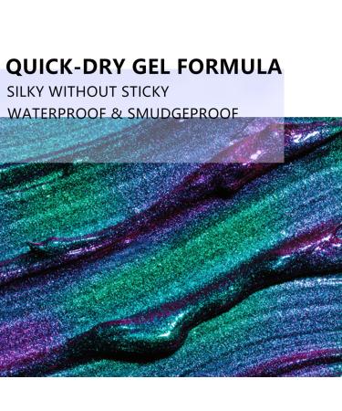 WONDER Multichrome Chameleon Metallic Purple Pink Eye Shadow - High Pigmented Waterproof Glitter Shimmer Duochrome Eye Gloss Makeup - Buy Online on GoSupps.com