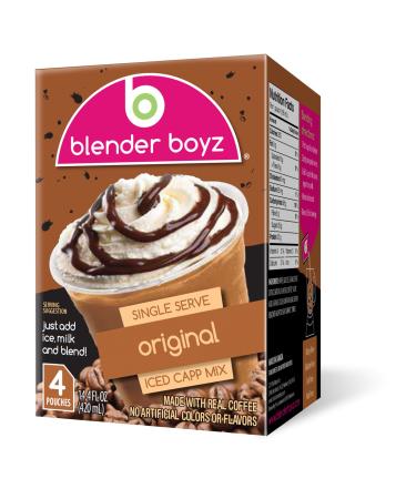 Blender Boyz Drink Iced Cappuccino Original 4-Count 420ml Original 4 Count (Pack of 1)