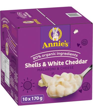 Annie's Shells & White Cheddar Macaroni & Cheese 1.7 Kg & Macaroni & Cheese Classic Cheddar 680 Grams - Buy Online on GoSupps.com