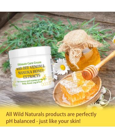 Bee Venom & Manuka Honey Ointment | Natural Relief for Jock Itch Eczema Psoriasis & More | Fast-Acting Moisturizer for Foot & Body - Buy Online on GoSupps.com