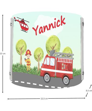 Creadesign WA-1009 Fire Brigade Children's Wall Lamp - Personalized Night Light E14 (22 x 22.5 x 8.5 cm) - Perfect for Kids' Room decor - Buy Online on GoSupps.com